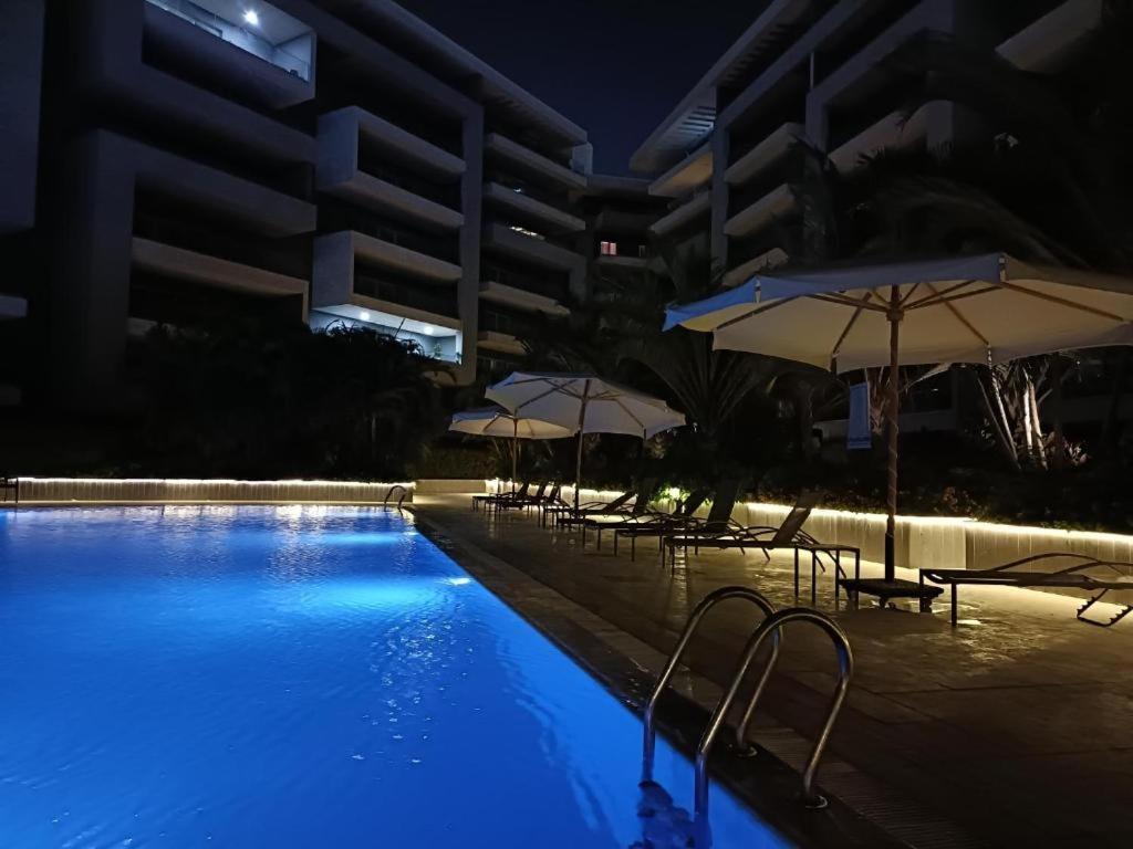 Parkside Boutique 3 Bbr Serviced Apartment - Ocean Blue - Near Airport Kahire Dış mekan fotoğraf